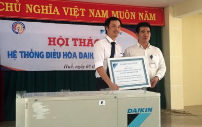 DAIKIN thế hệ mới, tăng cường thiết bị thực hành ngành nhiệt lạnh