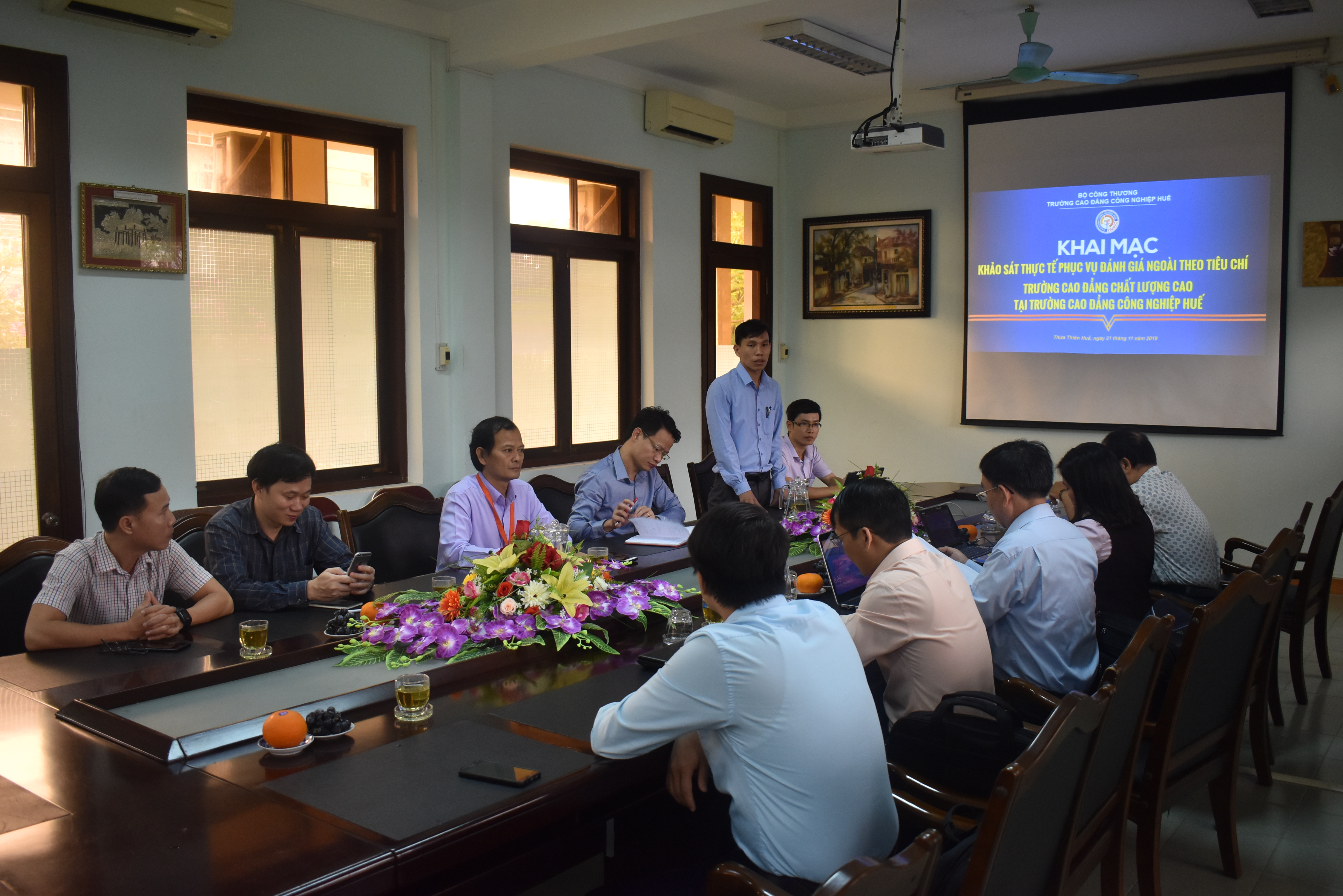 Khảo sát thực tế phục vụ công tác đánh giá ngoài theo tiêu chí trường cao đẳng chất lượng cao Khảo sát thực tế phục vụ công tác đánh giá ngoài theo tiêu chí trường cao đẳng chất lượng cao