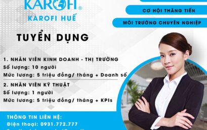 KAROFI Huế tuyển dụng