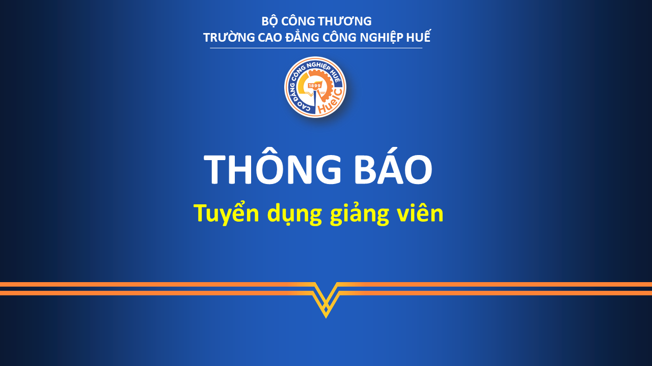 Thông báo tuyển dụng giảng viên