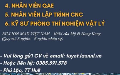 Thông tin tuyển dụng