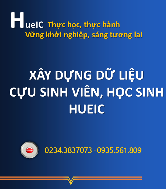 Chuẩn hóa cơ sở dữ liệu Cựu sinh viên, học sinh HueIC