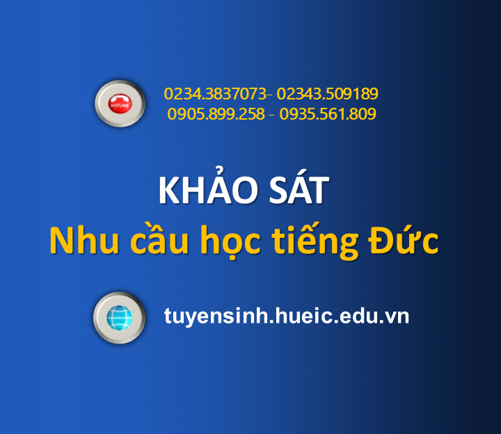 Khảo sát nhu cầu học tiếng Đức