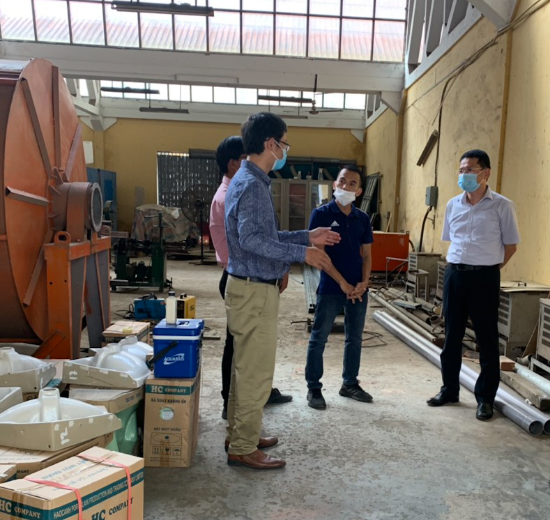 Khoa Cơ khí HueIC – Góp sức chống dịch Covid – 19