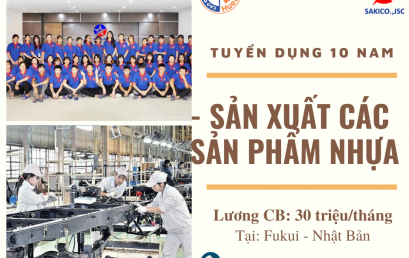 Tuyển lao động thu nhập từ 30 triệu/tháng trở lên