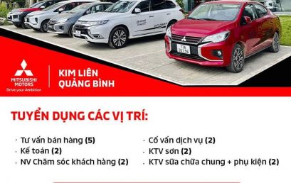 MITSUBISHI KIM LIÊN QUẢNG BÌNH TUYỂN DỤNG