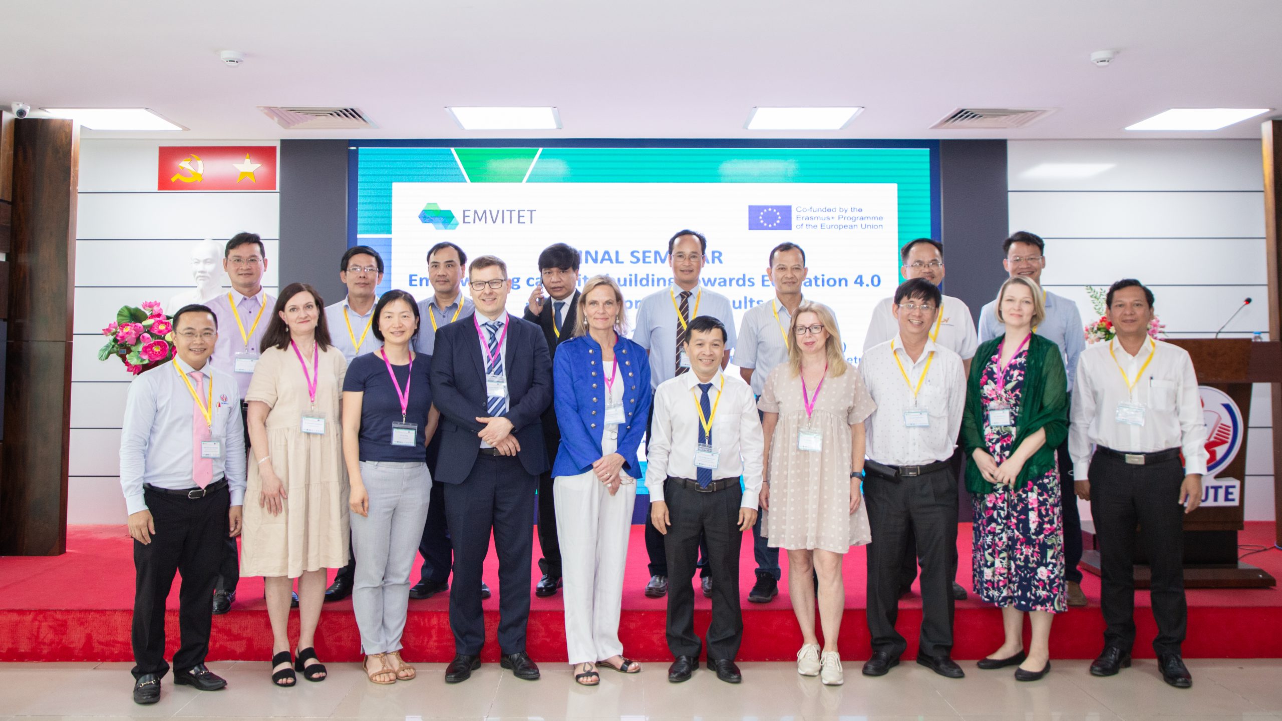 Trường Cao đẳng Công nghiệp Huế tham gia Hội thảo EMVITET Project’s final seminar “Empowering capacity building towards education 4.0 – EMVITET project’s results”