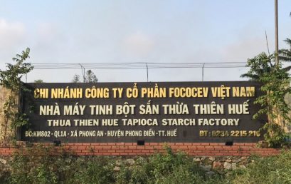 CHI NHÁNH CÔNG TY CỔ PHẦN FOCOCEV VIỆT NAM – NHÀ MÁY TINH BỘT SẮN THỪA THIÊN HUẾ TUYỂN DỤNG