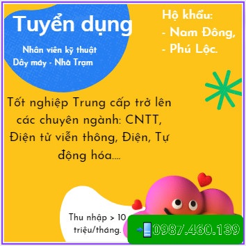 Viettel Thừa Thiên Huế tuyển dụng