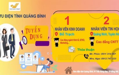 Bưu điện tỉnh Quảng Bình tuyển dụng