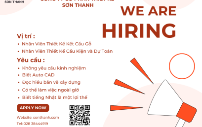 CÔNG TY CỔ PHẦN THIẾT KẾ SƠN THANH TUYỂN DỤNG NHÂN VIÊN THIẾT KẾ CÔNG TRÌNH NHẬT BẢN