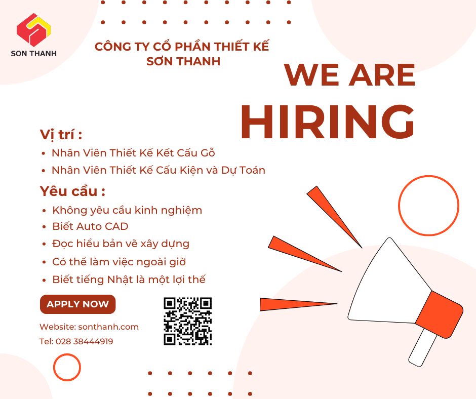 CÔNG TY CỔ PHẦN THIẾT KẾ SƠN THANH TUYỂN DỤNG NHÂN VIÊN THIẾT KẾ CÔNG TRÌNH NHẬT BẢN CÔNG TY CỔ PHẦN THIẾT KẾ SƠN THANH TUYỂN DỤNG NHÂN VIÊN THIẾT KẾ CÔNG TRÌNH NHẬT BẢN