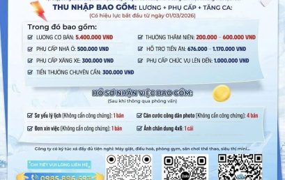 THÔNG BÁO TUYỂN DỤNG LAO ĐỘNG PHỔ THÔNG TẠI CÔNG TY TNHH LUXSHARE ICT NGHỆ AN