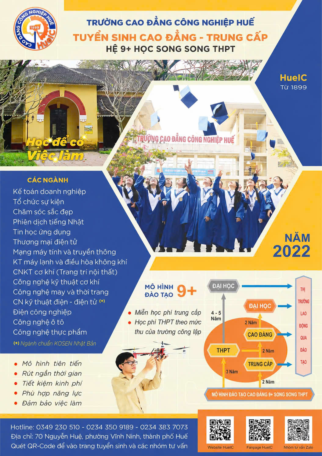 Tuyển sinh trung cấp – cao đẳng 2022 Tuyển sinh trung cấp – cao đẳng 2022